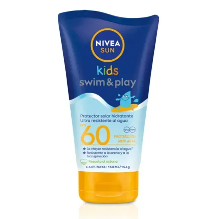 Nivea Sun Kids Swim & Play Protector Solar Fps 60 x 150 ml