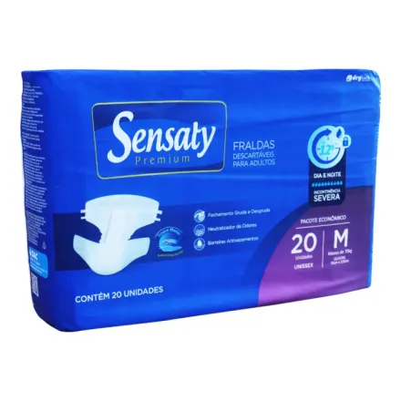 Sensaty Pañales Para Adulto Talla Mediana (M) x Paquete <20>