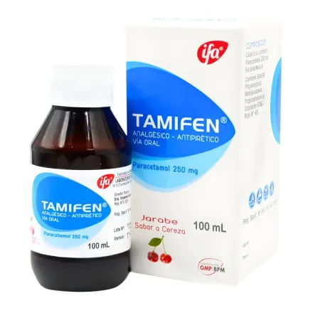 Tamifen 250 mg Jarabe x 100 ml Paracetamol