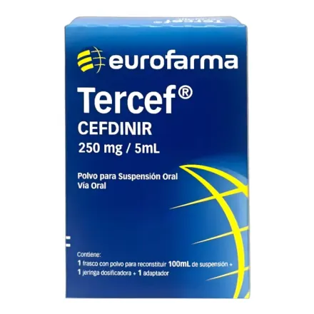 Tercef 250 mg / 5 ml Suspension x 100 ml Cefdinir