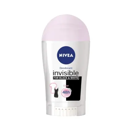 Nivea Black & White Inv. Clear Barra x 43 g