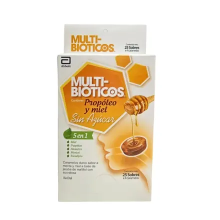 Multibioticos Caramelo Propoleo Y Miel Sin Azucar