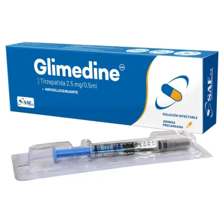 Glimedine 2.5 mg Iny Sc x 0.5 ml Tirzepatida