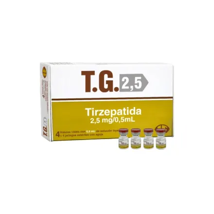 Tg 2.5 mg Iny Sc 0.5 ml Viales Tirzepatida