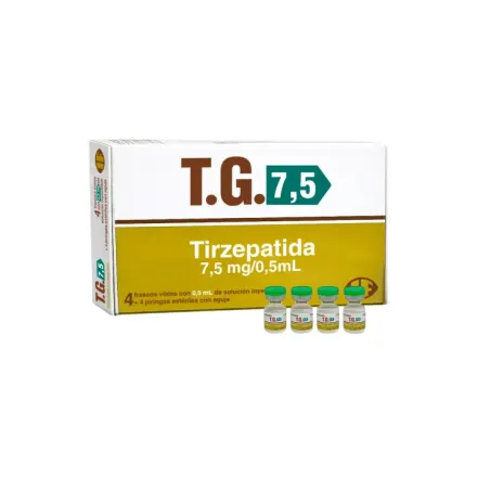 Tg 7.5 mg Iny Sc 0.5 ml Viales Tirzepatida