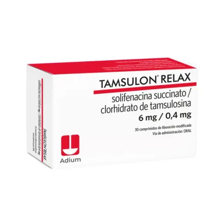 Tamsulon Relax 6 mg / 0.4 mg Solifenacina / Tamsulosina