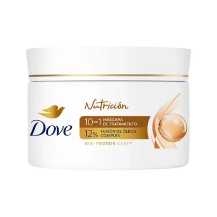 Dove Nutricion Mascara De Tratamiento 10 En 1 Frasco x 300 g