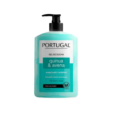 Portugal Gel De Ducha Quinua Y Avena Frasco x 470 ml