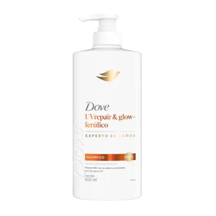 Dove Shampoo Uv Repair & Glow Ferulico x 650 ml