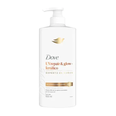 Dove Acondicionador Uv Repair & Glow Ferulico x 650 ml