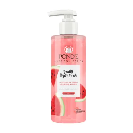 Ponds Gel Limpiador Facial Fruity Hydra Fresh Frasco x 200 ml